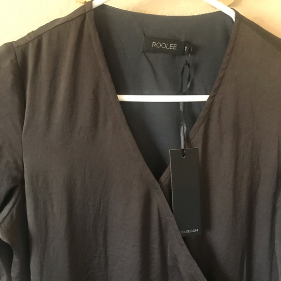 NWT Roolee Tidal Wrap Dress, XS - Picture 4 of 5